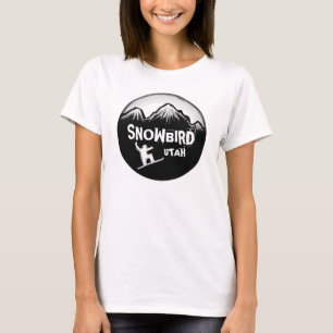 Camiseta Nieves, señoras de Utah snowboarder tee