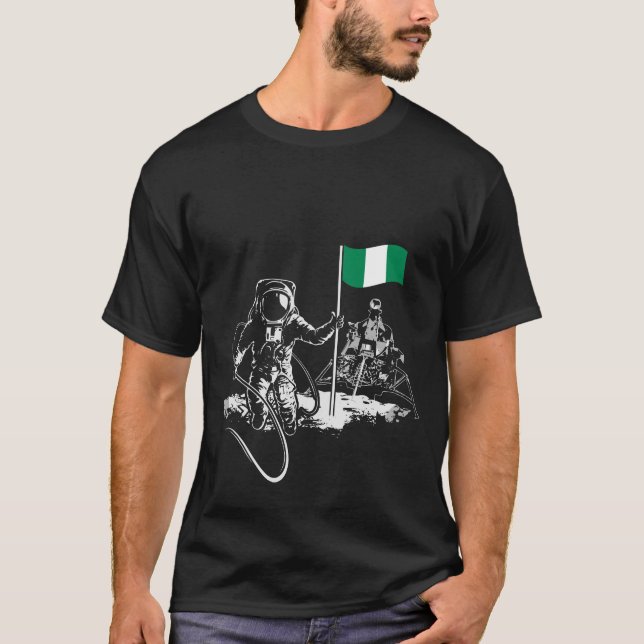 Camiseta Nigeria bandera (Anverso)