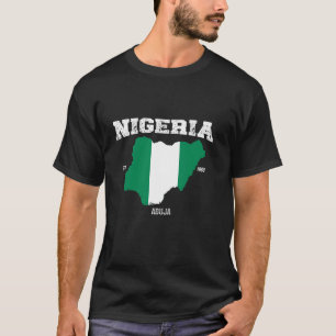 Camiseta Nigeria Bandera Nigeria Mapa Día Nacional de Niger
