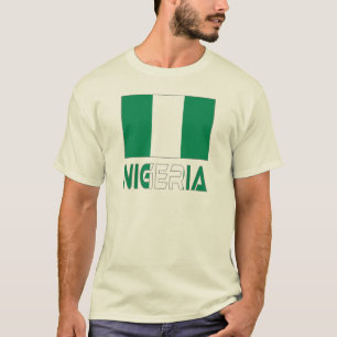 Camiseta Nigeria con la bandera nigeriana 