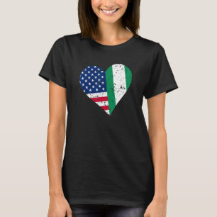 Camiseta Nigeria EE.UU. escucha la angustiada bandera niger