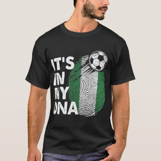 Camiseta Nigeria En Mi ADN Equipo De Bandera Nigeriana Nige