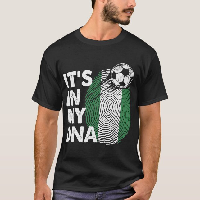 Camiseta Nigeria En Mi ADN Equipo De Bandera Nigeriana Nige (Anverso)