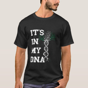 Camiseta Nigeria está en mi ADN Árbol de bandera de Nigeria