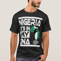 Nigeria está en mi ADN Bandera Nigeriana Africa Ma