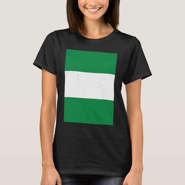 Camiseta Nigeria Flag Nigerian Pride Travel (Anverso)