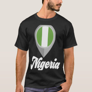 Camiseta NIGERIA Pin I Love NIGERIA Travel