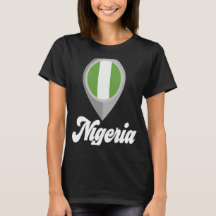 Camiseta NIGERIA Pin I Love NIGERIA Travel