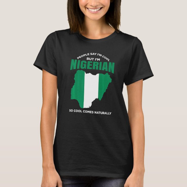 Camiseta Nigeria Pride Nigerian African American Nigerian R (Anverso)