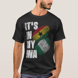 Camiseta Nigeria Y Ghana mezclan patrimonio de ADN