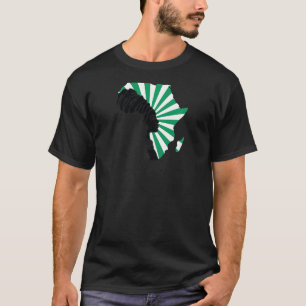 Camiseta Nigerianas Nigeria Bandera África Mapa étnico suyo