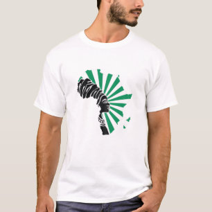 Camiseta Nigerianas Nigeria Bandera África Mapa étnico suyo
