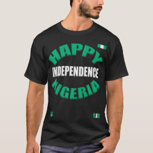 Camiseta Nigeriano, feliz independencia de Nigeria, 9JA, Ni