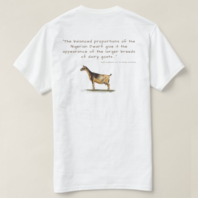 Camiseta Nigerianos auténticos (Reverso del diseño)