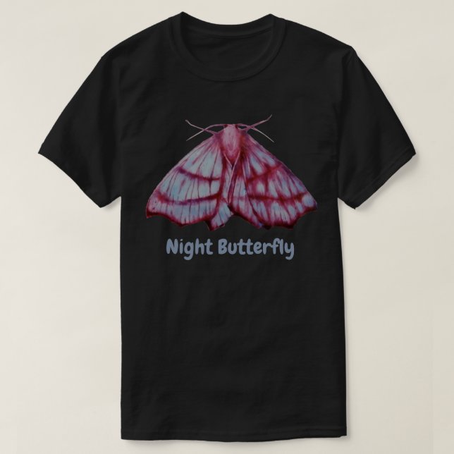 Camiseta Night Butterfly (Diseño del anverso)