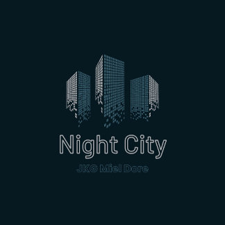Camiseta Night City  JKG Miel Doré