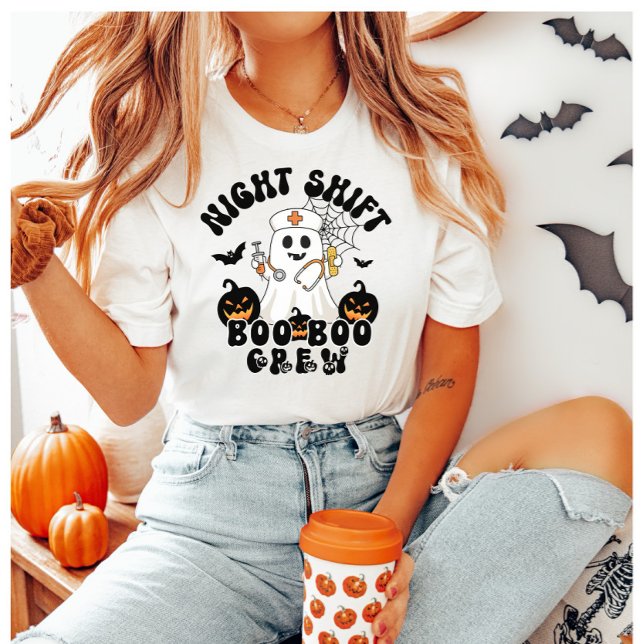 Camiseta Night Shift BOO BOO Jurisprudencia Halloween (Subido por el creador)