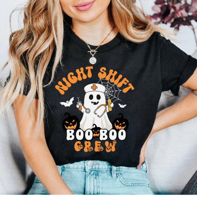 Camiseta Night Shift BOO BOO Jurisprudencia Halloween (Subido por el creador)