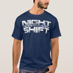 Camiseta Night Shift Different Breed Stethoscope Funny Nurs