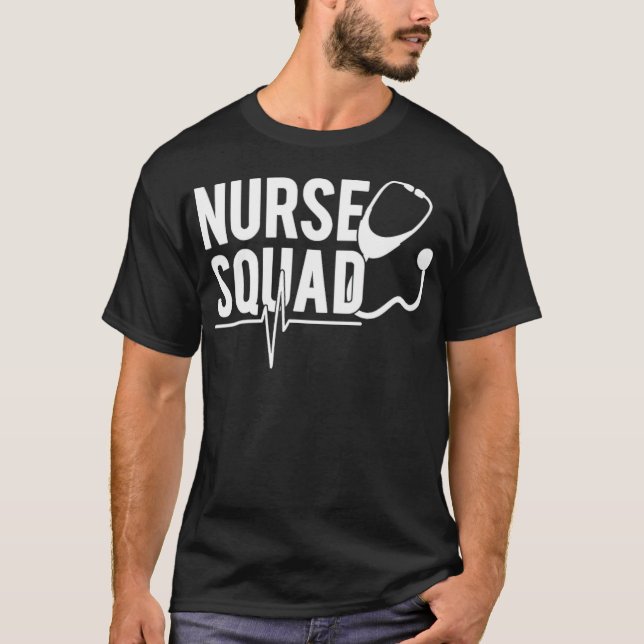 Camiseta Night Squad divertidos mejores amigos infinito - (Anverso)