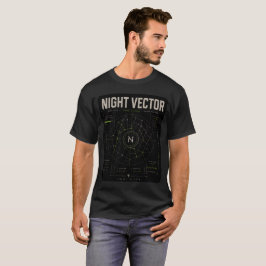 Camiseta Night Vector | Grid Lock Signal Mapping tee