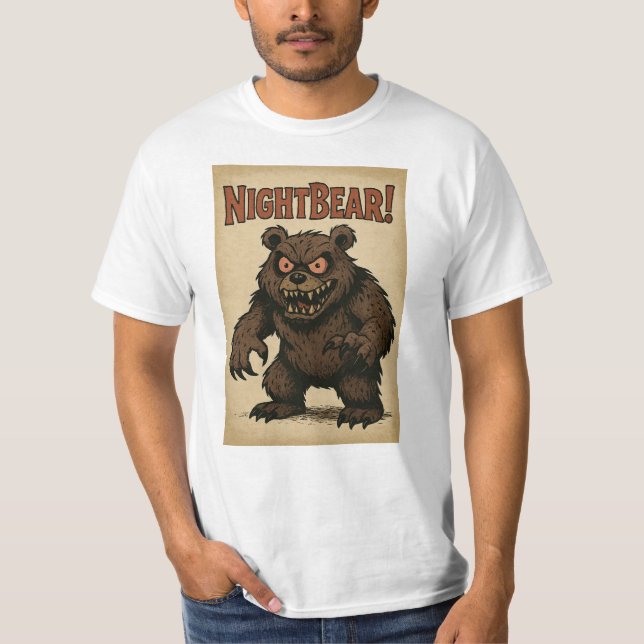 Camiseta ¡NIGHTBEAR! Monstruo (Anverso)
