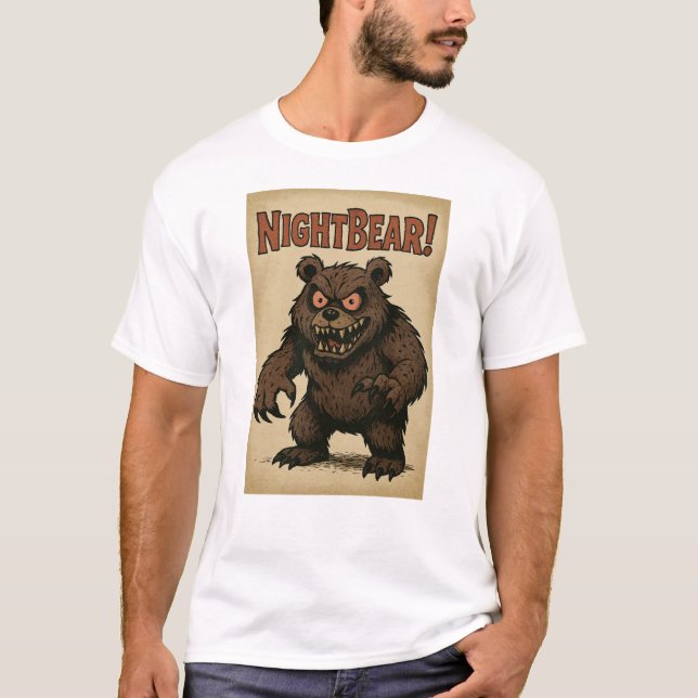 Camiseta ¡NIGHTBEAR! Monstruo (Anverso)