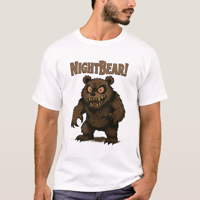Camiseta ¡NIGHTBEAR! Monstruo  (Anverso)