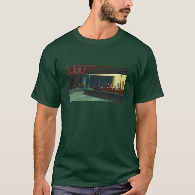 Camiseta Nighthawks de Hopper (Anverso)
