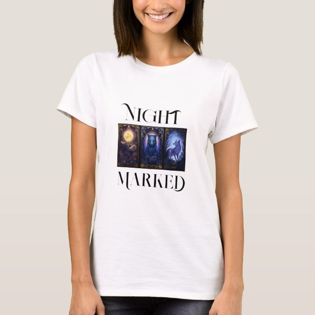 Camiseta Nightmarked para mujeres con hermosas car (Anverso)