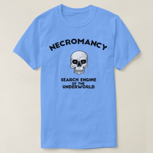 Camiseta nigromante (Diseño del anverso)