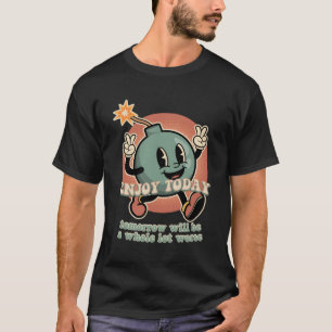 Camiseta Nihilismo de granadas de bomba de metal de diseño