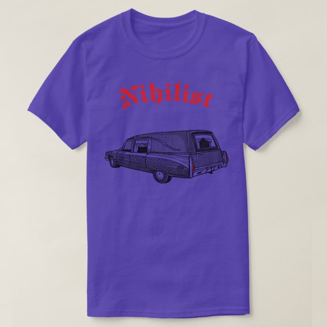 Camiseta Nihilista Hearse Punksthetic Design (Diseño del anverso)