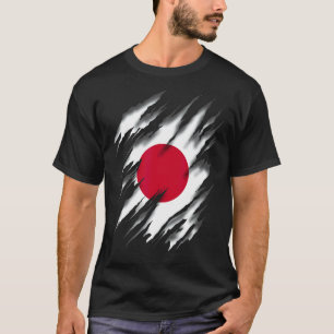 Camiseta Nihon Koku Nippon Koku Bandera japonesa Japón