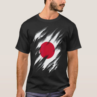 Camiseta Nihon Koku Nippon Koku Bandera japonesa Japón