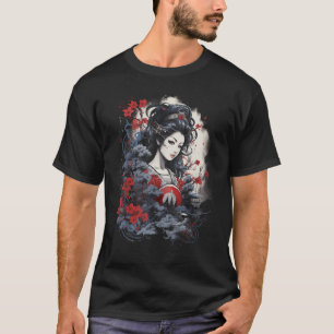 Camiseta Nihonga Japón Arte Tradicional Ropa japonesa