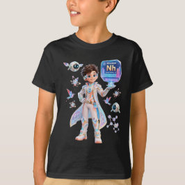 Camiseta # Nihonio (Nh) – Atómico | Colección ATOMIVRA™