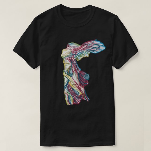 Camiseta Nike arcoiris de la historia del arte de la escult (Diseño del anverso)