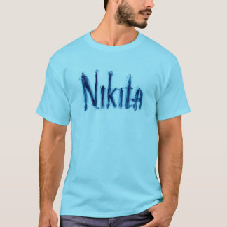 Camiseta "Nikita" estético - Arte de guión personalizado -