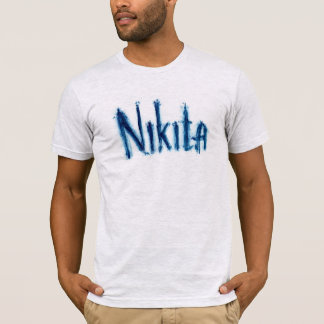 Camiseta "Nikita" estético - Arte de guión personalizado -