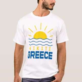 Camiseta Nikiti Grecia Sunshine and Sea Men's White