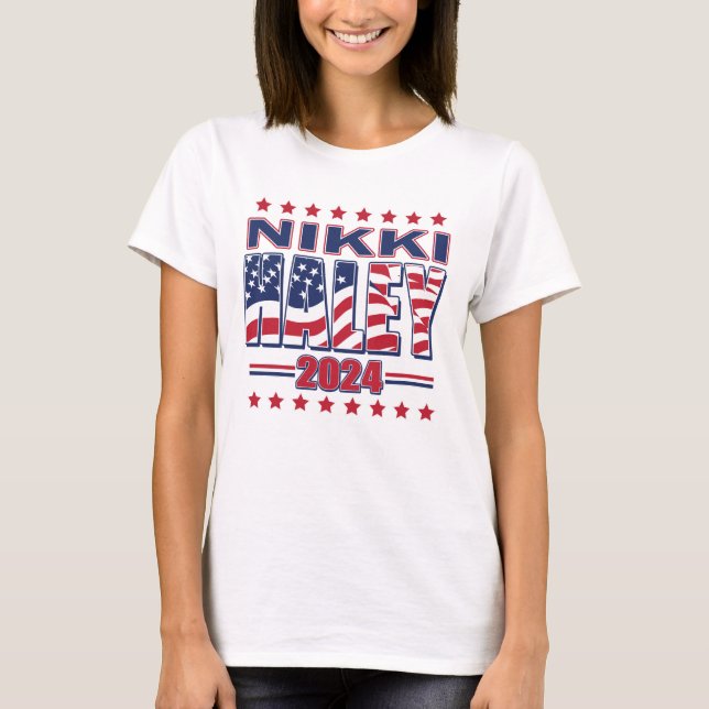 Camiseta Nikki Haley 2024 (Anverso)