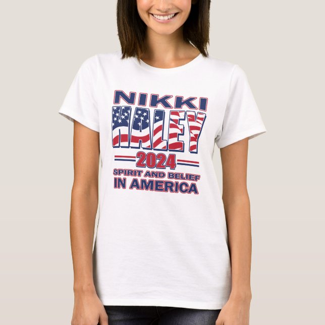 Camiseta Nikki Haley 2024 (Anverso)