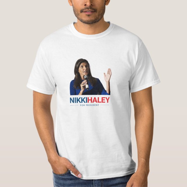 Camiseta Nikki Haley para Presidente 2024 (Anverso)