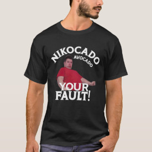 Camiseta Nikocado Aguacate Tu Culpa Meme Gordo Comida Rápid