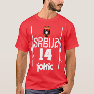 Camiseta Nikola Jokic Retro Serbia Fan Art