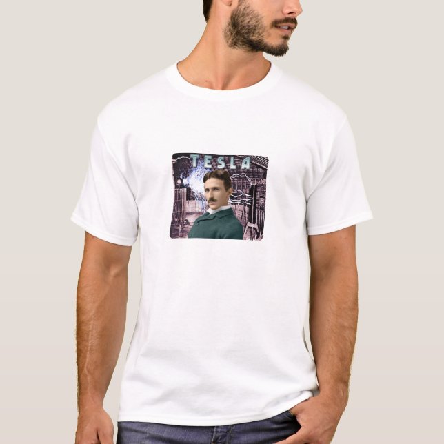 Camiseta Nikola Tesla (Anverso)