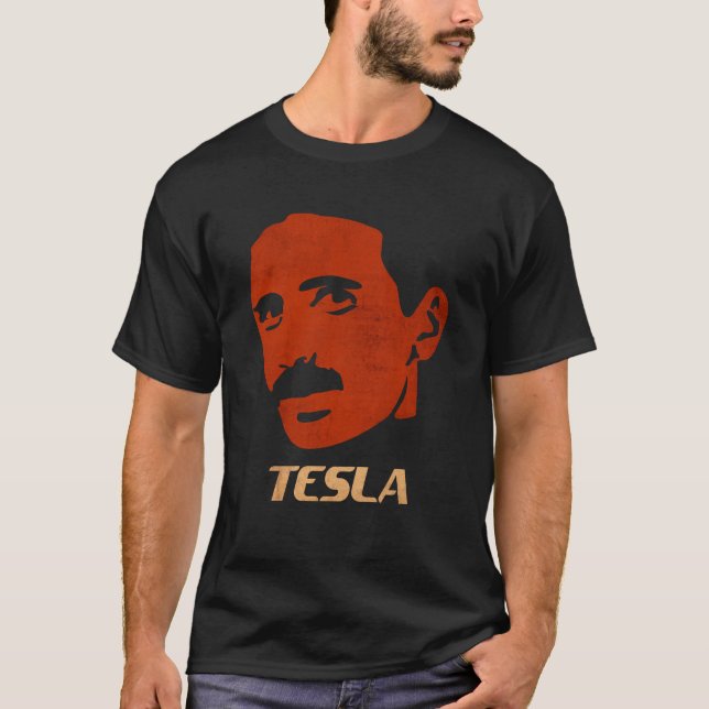 Camiseta Nikola Tesla (Anverso)