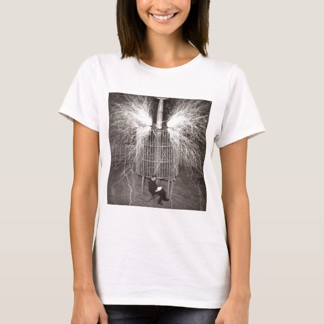 Camiseta Nikola Tesla (Anverso)