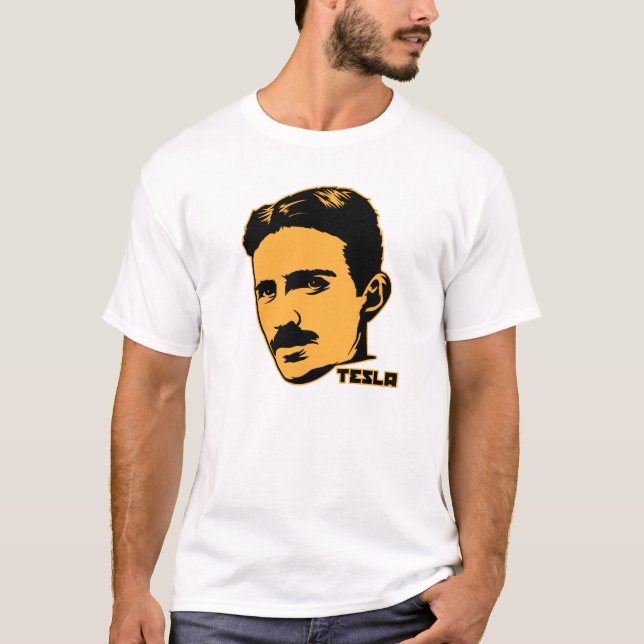 Camiseta Nikola Tesla (Anverso)